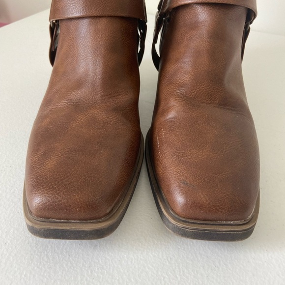 Sonoma women’s whiskey cognac ankle boots — size 8.5 - Picture 2 of 7